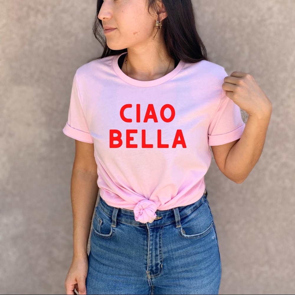 Pink Ciao Bella Shirt